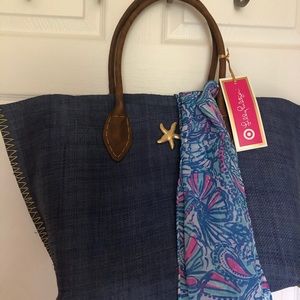 Lilly Pulitzer for Target-Tote with scarf